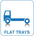 Flat trays